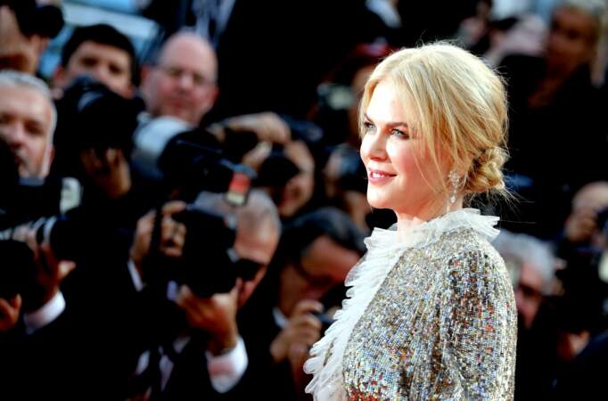 Nicole Kidman avec un chignon bas lâche 