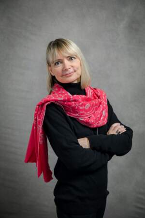 Anne Michelet membre du jury des Globes de Cristal 2019 au restaurant Fouquet's à Paris