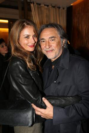 Richard Berry et sa compagne Pascale Louange à Paris en 2013