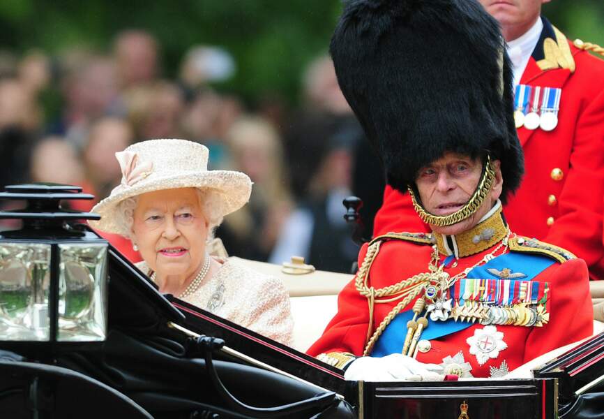 Pour ses 89 ans, Elizabeth II était donc entourée de son mari le prince Philip et du reste de sa famille