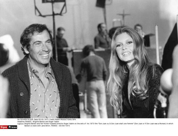 Brigitte Bardot and Roger Vadim (1973)