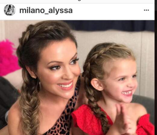 Alyssa Milano et sa fille, Elizabella