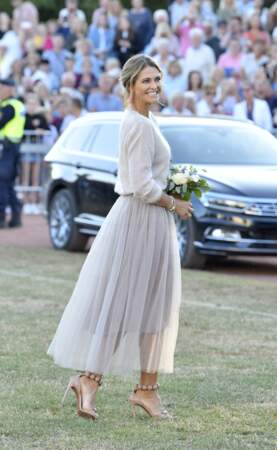 Madeleine de Suède lors de la fête d'anniversaire de Victoria de Suède à Oland, le 14 juillet 2019