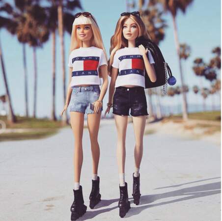 Gigi Hadid a maintenant sa propre poupée Barbie, habillée en Tommy Hilfiger