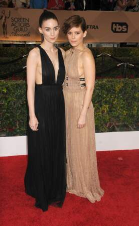 Rooney et Kate Mara aux Screen Actors Guild Awards à Los Angeles en 2016