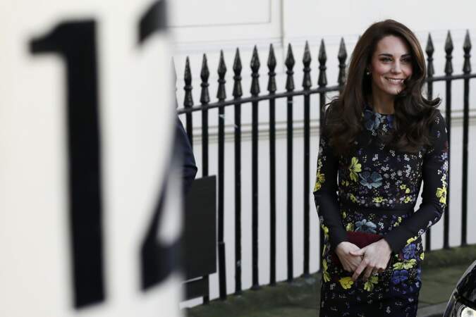 Kate Middleton à l'Institut des Arts Contemporains de Londres, le 17 janvier 2017