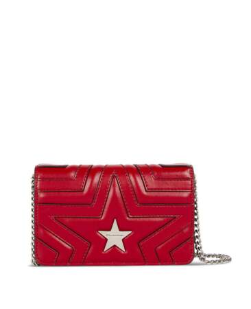 Superstar, mini sac matelassé étoile, 750 € (Stella McCartney).