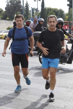 Nicolas Sarkozy le 22 octobre à Athènes