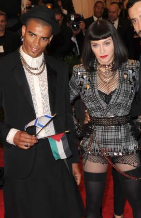 Madonna et Brahim Zaibat au Met Gala à New York en 2013