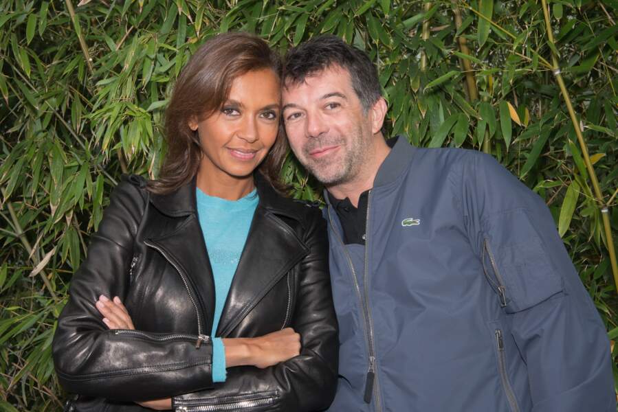 Karine Le Marchand et Stéphane Plaza à Roland Garros en 2015