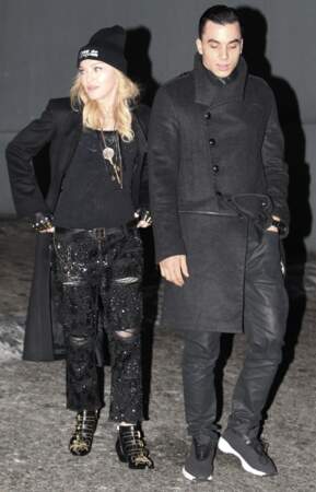 Madonna et Timor Steffens en 2014 à Beverly Hills 