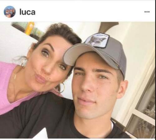 Luca Zidane et sa maman Véronique