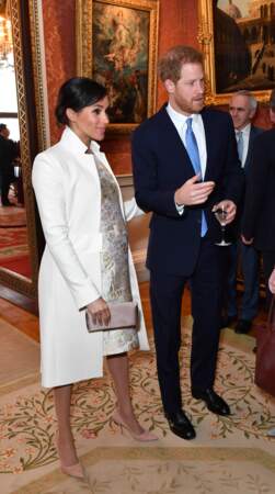 Meghan Markle et le prince Harry à Buckingham Palace pour une réception en l'honneur du prince Charles