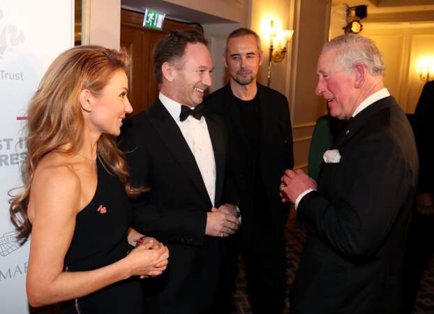 Geri Halliwell et Christian Horner comptaient parmi les invités d'une soirée donnée par le Prince's Trust
