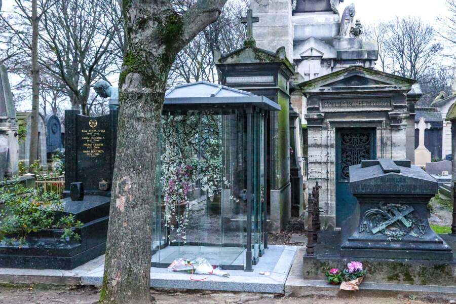 Le caveau familiale au cimetière de Montmartre où France Gall rejoindra sa fille Pauline Hamburger et Michel Berger