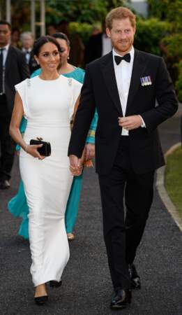 Le 25 octobre, le Prince Harry et Meghan Markle étaient à la Maison consulaire de Tonga