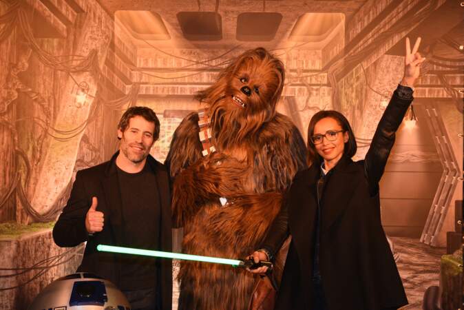 Sonia Rolland et Jalil Lespert ravis d'être avec Chewbacca