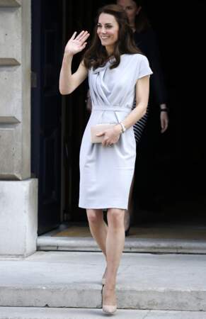 Kate Middleton sur les marches de la Spencer House à Londres, le 4 mai 2016