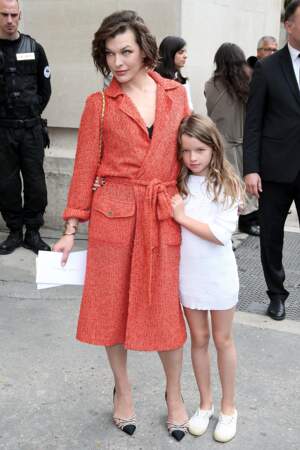 Milla Jovovich et sa fille Ever Gabo 