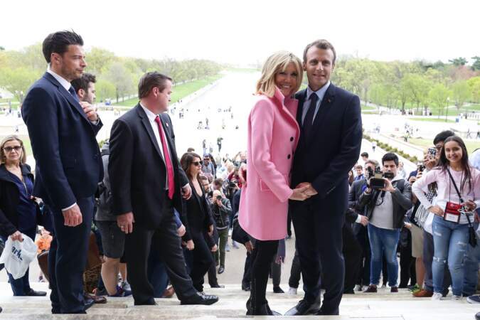 Brigitte et Emmanuel Macron en visite d'Etat aux Etats-Unis