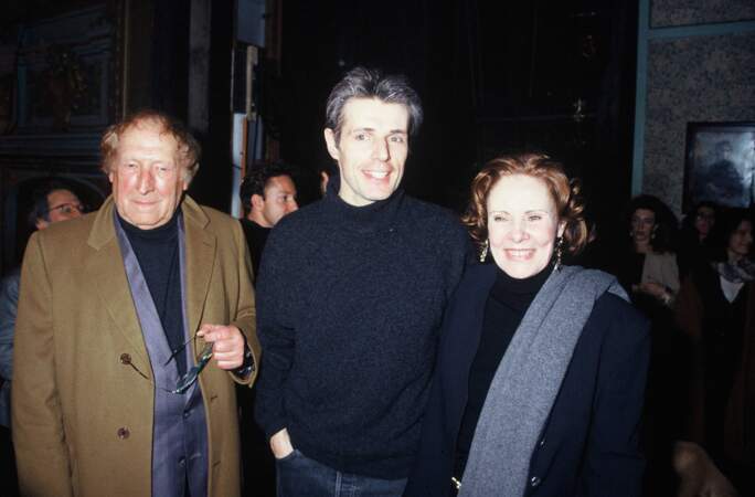 Lambert Wilson et ses parents le 1/03/1993