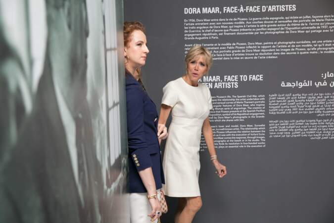 Brigitte Macron visite l'expo Picasso avec son homologue