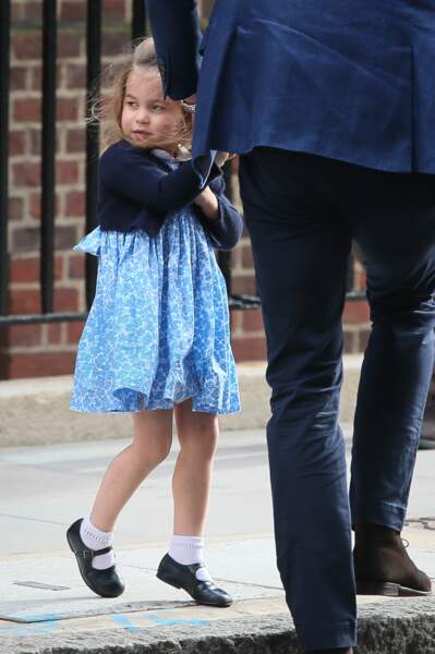 La princesse Charlotte a fait craquer les journalistes le 23 avril 2018.