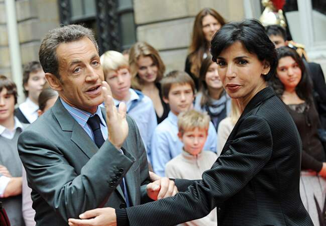Nicolas Sarkozy et Rachida Dati