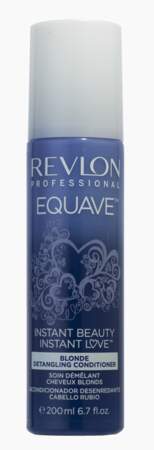 Sarah Lavoine vaporise le Spray Hydratant Equave de Revlon après chaque shampooing