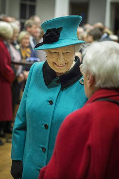 La reine Elizabeth II célèbre les 60 ans de la reconstruction de l'église St Columba à Londres