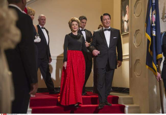 Dans Le majordome, en 2013, Alan Rickman joue Ronald Reagan et Jane Fonda Nancy Reagan.
