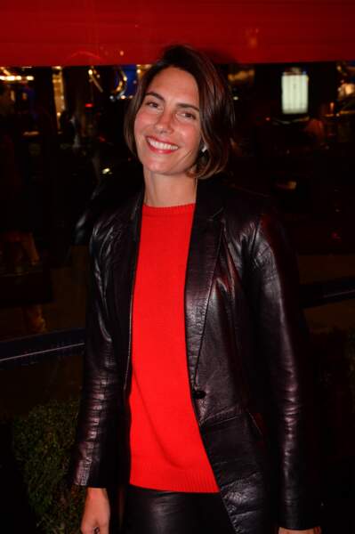 Alessandra Sublet était présente à la soirée d'inauguration de l'Hôtel Fouquet's Barrière