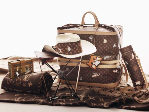 Louis Vuitton collabore avec Grace Coddington "comme chiens et chats", à partir de 325 € (à partir du 2 novembre).