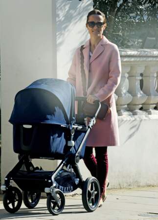 Pippa Middleton et son premier enfant, le 27 février à Londres
