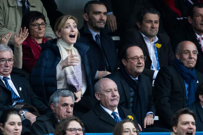 François Hollande et sa compagne Julie Gayet, grands supporters des Bleus