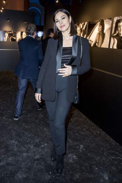 Monica Bellucci au dîner des révélations des César le 15 janvier 2018