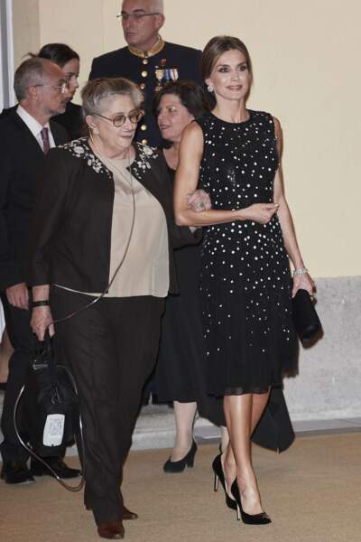 La reine Letizia d'Espagne et Nechama Rivlin.