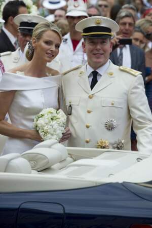 Mariage d'Albert II de Monaco et de Charlene Wittstock le 2 juillet 2011 à Monaco