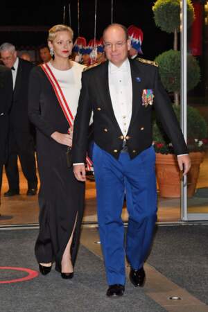La princesse Charlene et le prince Albert II de Monaco
