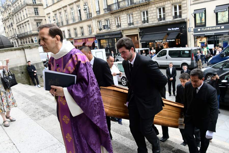 Obsèques dYvette Horner a l'Eglise Saint-Roch à Paris