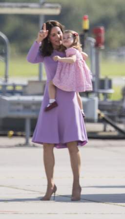 Kate Middleton et sa fille alors âgée de 2 ans ! 