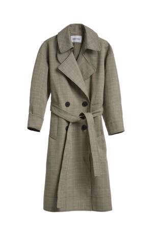 Manteau long à carreaux, 395 € soldé 237 €, Bimba y Lola.