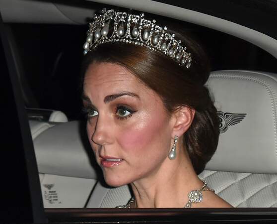 Kate Middleton au palais de Buckingham mardi 23 octobre