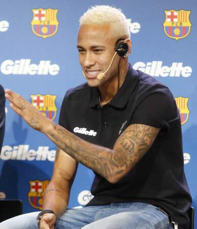 Neymar à Barcelone le 15 septembre 2016.