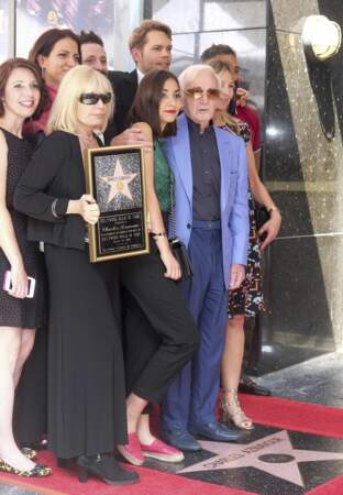 Charles Aznavour est venu en famille à Los Angeles.