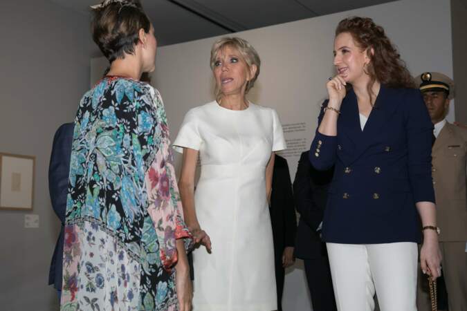 Brigitte Macron visite l'expo Picasso