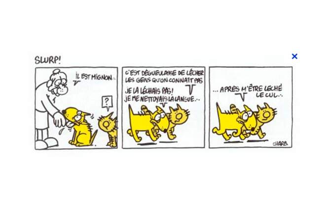 Les deux figures de référence de Charb: Maurice et Patapon