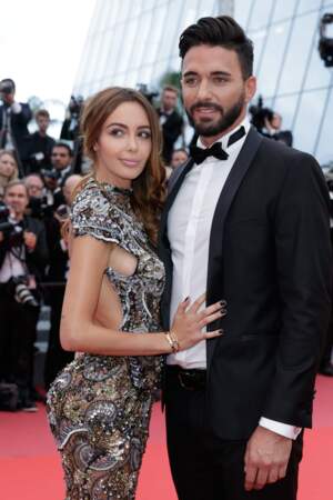 Nabilla Benattia très sexy au côté de Thomas Vergara lors du festival de Cannes 2018.