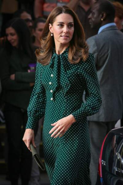 L'icone Kate Middleton visite un hôpital pour enfants, à Londres, en décembre 2018.