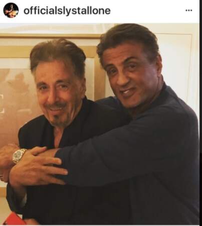Al Pacino et Sylvester Stallone